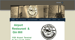 Desktop Screenshot of airportginmill.com